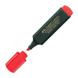 Faber Castell 1548 Fosforlu Kalem - Kırmızı için detaylı bilgi göster Faber Castell 1548 Fosforlu Kalem - Kırmızı resmi