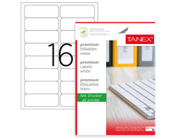 Tanex TW-2016 Lazer Etiket 99,1 x 34 mm Tanex TW-2016 Lazer Etiket 99,1 x 34 mm