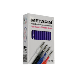Metapin Isıyla Uçan Kalem Mavi (50 Adet) için detaylı bilgi göster Metapin Isıyla Uçan Kalem Mavi (50 Adet) resmi