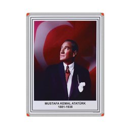 Panda Atatürk Portresi Lüx Metal Çerçeve Pan411 için detaylı bilgi göster Panda Atatürk Portresi Lüx Metal Çerçeve Pan411 resmi