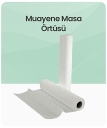 Muayene Masa Örtüsü kategorisindeki ürünleri göster Muayene Masa Örtüsü kategorisi için resim