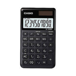 Casio SL-1000SC Masaüstü Hesap Makinesi 10 Haneli Siyah için detaylı bilgi göster Casio SL-1000SC Masaüstü Hesap Makinesi 10 Haneli Siyah resmi