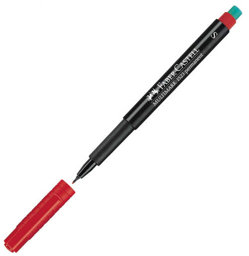 Faber Castell 1523 S Permanent Asetat Kalemi 0.4 mm - Kırmızı Faber Castell 1523 S Permanent Asetat Kalemi 0.4 mm - Kırmızı