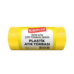 Koroplast Plastik Atıklar Çöp Torbası Sarı Jumbo 80 x 110 10lu için detaylı bilgi göster Koroplast Plastik Atıklar Çöp Torbası Sarı Jumbo 80 x 110 10lu resmi