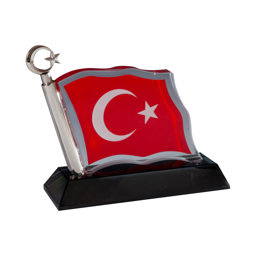Kristal Türk Bayrağı Siyah Altlıklı 170x145 TR2910 için detaylı bilgi göster Kristal Türk Bayrağı Siyah Altlıklı 170x145 TR2910 resmi