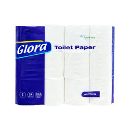Glora Ev Tipi Tuvalet Kağıdı Çift Katlı 24 Adet için detaylı bilgi göster Glora Ev Tipi Tuvalet Kağıdı Çift Katlı 24 Adet resmi