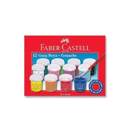 Faber Castell Guaj Boya 15 ml 12 Renk Faber Castell Guaj Boya 15 ml 12 Renk