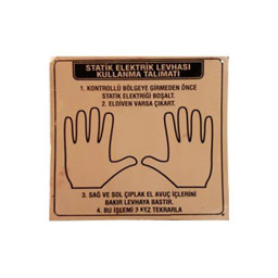 Anti Statik Topraklama Bakır Levha Çift El 32x32cm için detaylı bilgi göster Anti Statik Topraklama Bakır Levha Çift El 32x32cm resmi