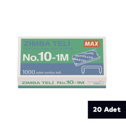 Max Zımba Teli No:10 1000 Adet - Beyaz (20 Adet) için detaylı bilgi göster Max Zımba Teli No:10 1000 Adet - Beyaz (20 Adet) resmi