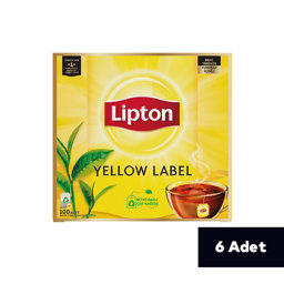Lipton Yellow Label Bardak Poşet Çay 100'lü (6 Adet) için detaylı bilgi göster Lipton Yellow Label Bardak Poşet Çay 100'lü (6 Adet) resmi