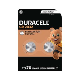 Duracell 2032 Lityum Düğme Pil 3 Volt 2'li Paket için detaylı bilgi göster Duracell 2032 Lityum Düğme Pil 3 Volt 2'li Paket resmi