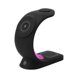 S-link SL-CW20 Telefon Saat Kulaklık 15W Kablosuz Şarj Cihazı Siyah için detaylı bilgi göster S-link SL-CW20 Telefon Saat Kulaklık 15W Kablosuz Şarj Cihazı Siyah resmi