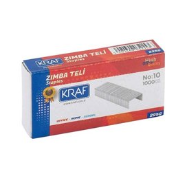 Kraf 225G Zımba Teli No:10 1000'li Kutu Beyaz Kraf 225G Zımba Teli No:10 1000'li Kutu Beyaz