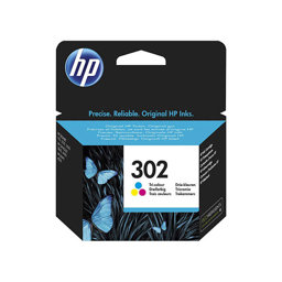 HP 302 F6U65AE Mürekkep Kartuş 165 Sayfa - Mavi -Sarı-Kırmızı