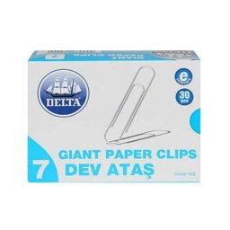 Delta Ataş 182 75 mm No:7 30 Adet - Metalik Gri Delta Ataş 182 75 mm No:7 30 Adet - Metalik Gri