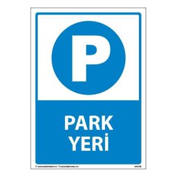 Park Yeri Uyarı Levhası 25X35 3mm U03139 Park Yeri Uyarı Levhası 25X35 3mm U03139