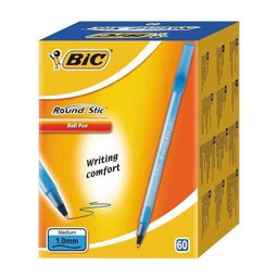 Bic Round Stic Tükenmez Kalem 1.0 mm 60'lı Paket - Mavi