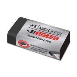Faber Castell 187171 Dust Free Silgi Büyük Boy Siyah Faber Castell 187171 Dust Free Silgi Büyük Boy Siyah