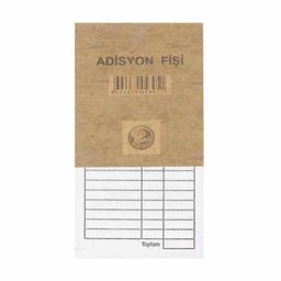 Dilman Adisyon Fişi 100 Yaprak Dilman Adisyon Fişi 100 Yaprak