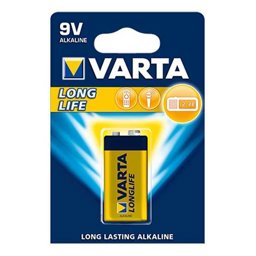 Varta Alkaline Longlife 9 Volt Pil Tekli Paket Varta Alkaline Longlife 9 Volt Pil Tekli Paket