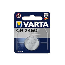 Varta CR2450 Lityum Düğme Pil 3 Volt Tekli Paket Varta CR2450 Lityum Düğme Pil 3 Volt Tekli Paket