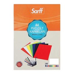 Sarff Pvc Cilt Kapağı 450 Mikron A4 50'li Paket - Opak Beyaz Sarff Pvc Cilt Kapağı 450 Mikron A4 50'li Paket - Opak Beyaz