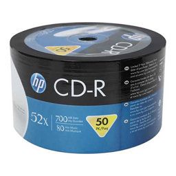 Hp Cd-R 52 x 700 MB 50'li Hp Cd-R 52 x 700 MB 50'li