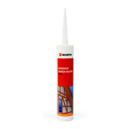 Würth Silikonize Akrilik Mastik Beyaz 310 ml Würth Silikonize Akrilik Mastik Beyaz 310 ml