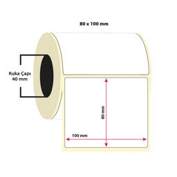 Termal Etiket 80x100 500'lü Sarım Termal Etiket 80x100 500'lü Sarım