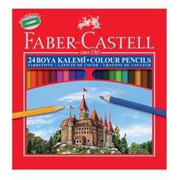 Faber Castell Kuru Boya Red Line Karton Kutu Tam Boy 24 Renk Faber Castell Kuru Boya Red Line Karton Kutu Tam Boy 24 Renk