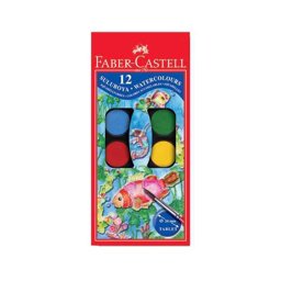 Faber Castell Sulu Boya Küçük Boy 12 Renk Faber Castell Sulu Boya Küçük Boy 12 Renk