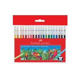 Faber Castell Keçeli Boya Kalemi Yıkanabilir 20 Renk Faber Castell Keçeli Boya Kalemi Yıkanabilir 20 Renk