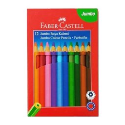 Faber Castell Kuru Boya Jumbo Tam Boy Karton Kutu 12 Renk Faber Castell Kuru Boya Jumbo Tam Boy Karton Kutu 12 Renk