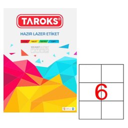 Taroks Lazer Etiket Tr-1303 105X99 Taroks Lazer Etiket Tr-1303 105X99