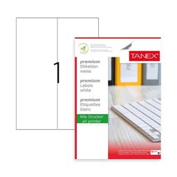 Tanex Lazer Etiket Tw-2297 105 X 297 mm