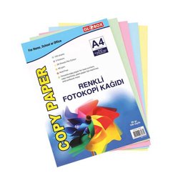 Globox A4 Renkli Fotokopi Kağıdı 80 g/m² 100 Yaprak- Beş Renk Globox A4 Renkli Fotokopi Kağıdı 80 g/m² 100 Yaprak- Beş Renk