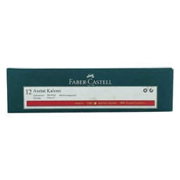 Faber Castell 1700 Asetat Boya Kalemi 12'li Paket - Kırmızı Faber Castell 1700 Asetat Boya Kalemi 12'li Paket - Kırmızı
