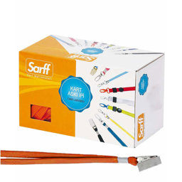 Sarff Yaka Kartı İpi Metal Klips 50'li Paket Turuncu 15311208 Sarff Yaka Kartı İpi Metal Klips 50'li Paket Turuncu 15311208