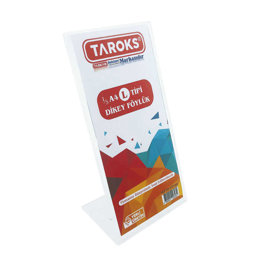 Taroks Föylük 1/3 A4 L Tipi Dikey Pleksi Taroks Föylük 1/3 A4 L Tipi Dikey Pleksi