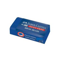 Faber Castell 187170 Dust Free Sınav Silgisi Büyük Boy Mavi Faber Castell 187170 Dust Free Sınav Silgisi Büyük Boy Mavi