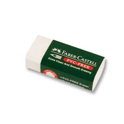 Faber Castell 7085 Pvc Free Silgi Orta Boy Beyaz Faber Castell 7085 Pvc Free Silgi Orta Boy Beyaz