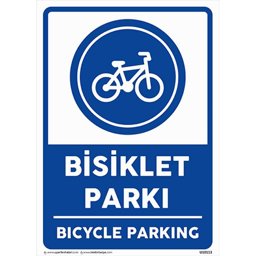 Bisiklet Parkı Uyarı Levhası U10113