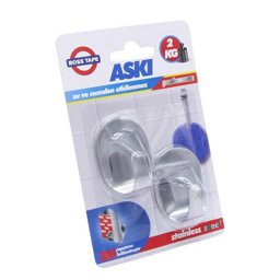 Boss Tape Askı Paslanmaz Küçük 2 kg 2 Adet - Krom Boss Tape Askı Paslanmaz Küçük 2 kg 2 Adet - Krom