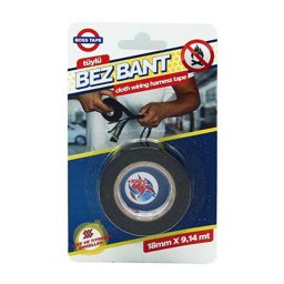 Boss Tape Tüylü Bez Bant 18 mm x 9,14 m - Siyah Boss Tape Tüylü Bez Bant 18 mm x 9,14 m - Siyah