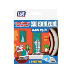 Boss Tape Kendinden Yapışkanlı Duş Kapı Eşiği Su Bariyer Bandı 27 mm x 1 m Beyaz Boss Tape Kendinden Yapışkanlı Duş Kapı Eşiği Su Bariyer Bandı 27 mm x 1 m Beyaz