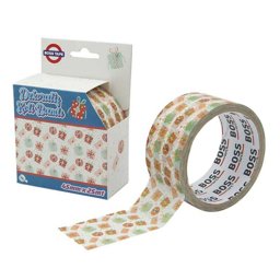 Boss Tape Dekoratif Koli Bandı Hediye Desenli 45 mm x 25 m - Beyaz Boss Tape Dekoratif Koli Bandı Hediye Desenli 45 mm x 25 m - Beyaz