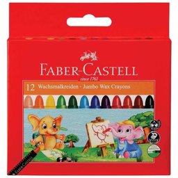 Faber Castell Süper Yıkanabilir Mum Boya 12 Renk Faber Castell Süper Yıkanabilir Mum Boya 12 Renk
