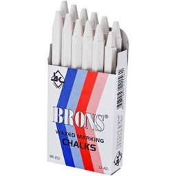 Brons BR-252 Marka Tebeşiri 12′li Paket - Beyaz Brons BR-252 Marka Tebeşiri 12′li Paket - Beyaz