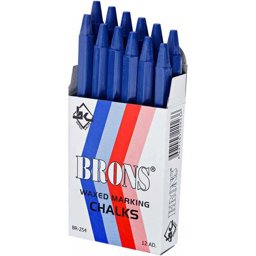 Brons BR-254 Marka Tebeşiri 12′li Paket - Mavi Brons BR-254 Marka Tebeşiri 12′li Paket - Mavi