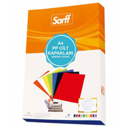 Sarff Pvc Cilt Kapağı 450 Mikron A4 50'li Paket - Opak Mavi Sarff Pvc Cilt Kapağı 450 Mikron A4 50'li Paket - Opak Mavi